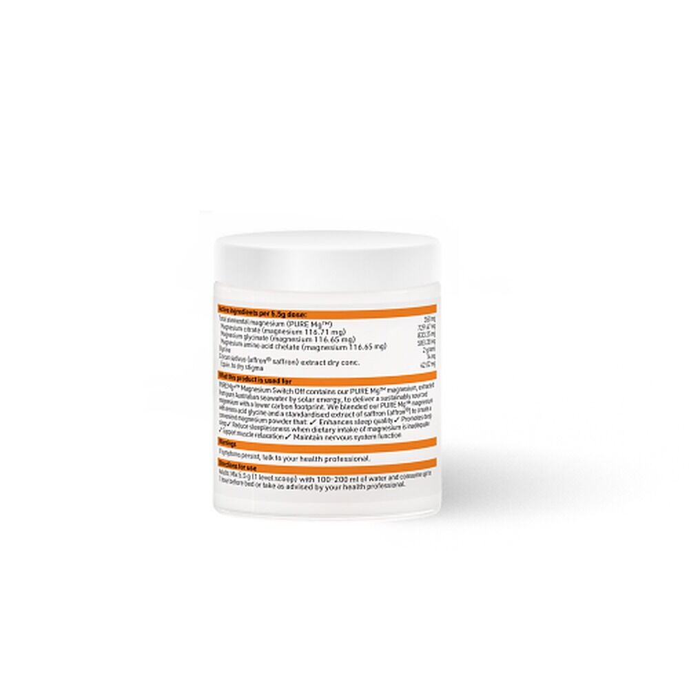 SFI Health Mg+ Magnesium Switch Off 165g