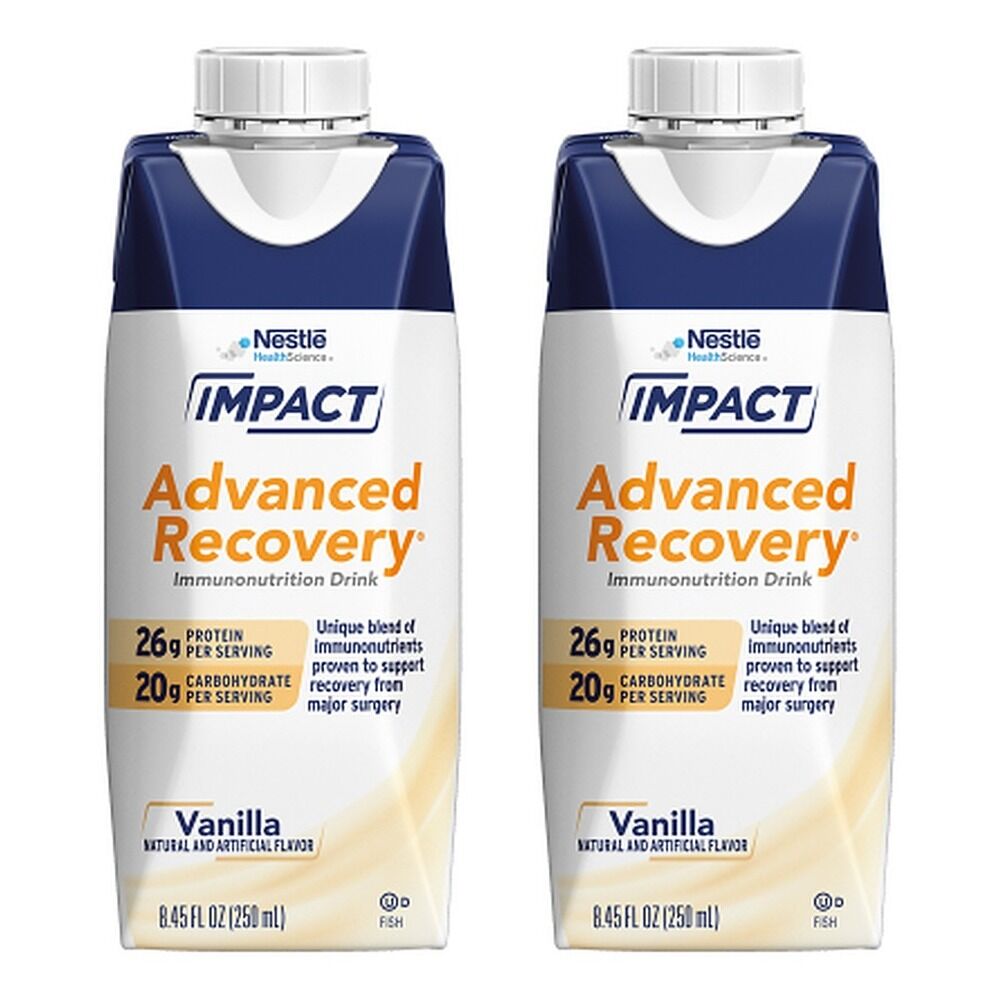 Impact Advanced Recovery Vanilla 250mL x 10 Bundle of 2