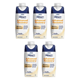 Impact Advanced Recovery Vanilla 250mL x 10 Bundle of 5