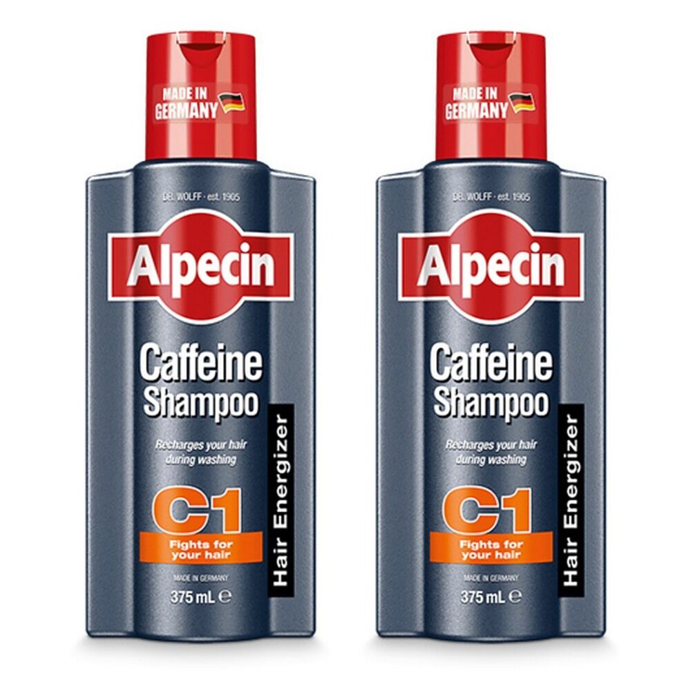 Alpecin Caffeine Shampoo 375mL Pack of 2