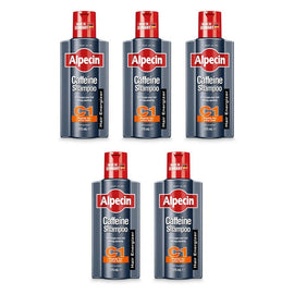 Alpecin Caffeine Shampoo 375mL Pack of 5