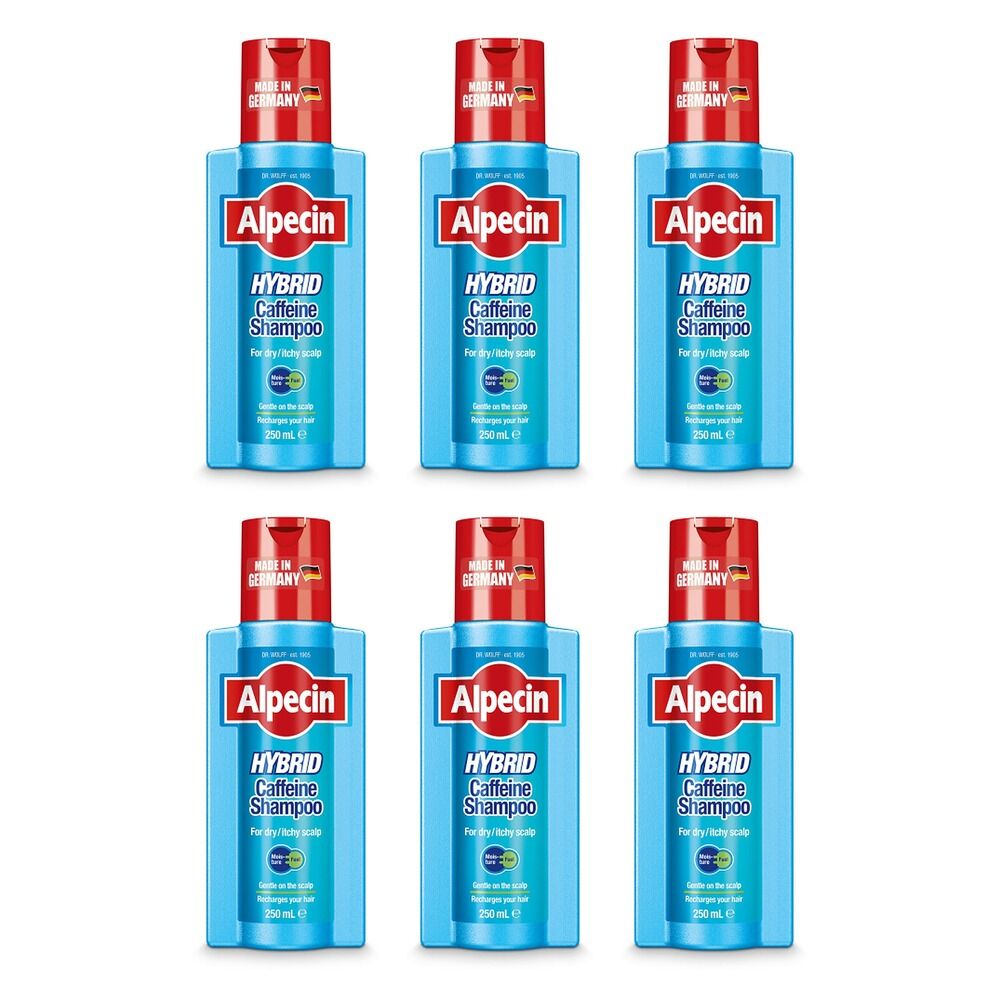 Alpecin Hybrid Shampoo 250mL Pack of 6