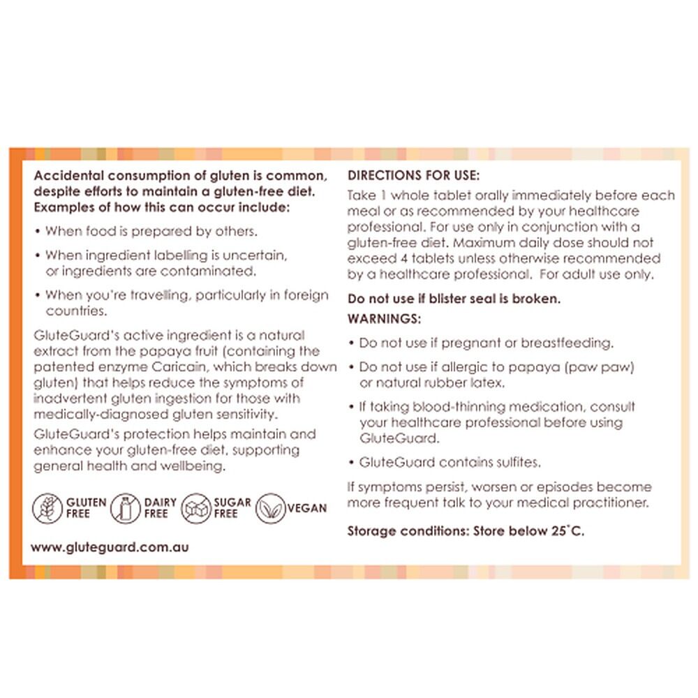 GluteGuard Gluten Protection 10 Tablets