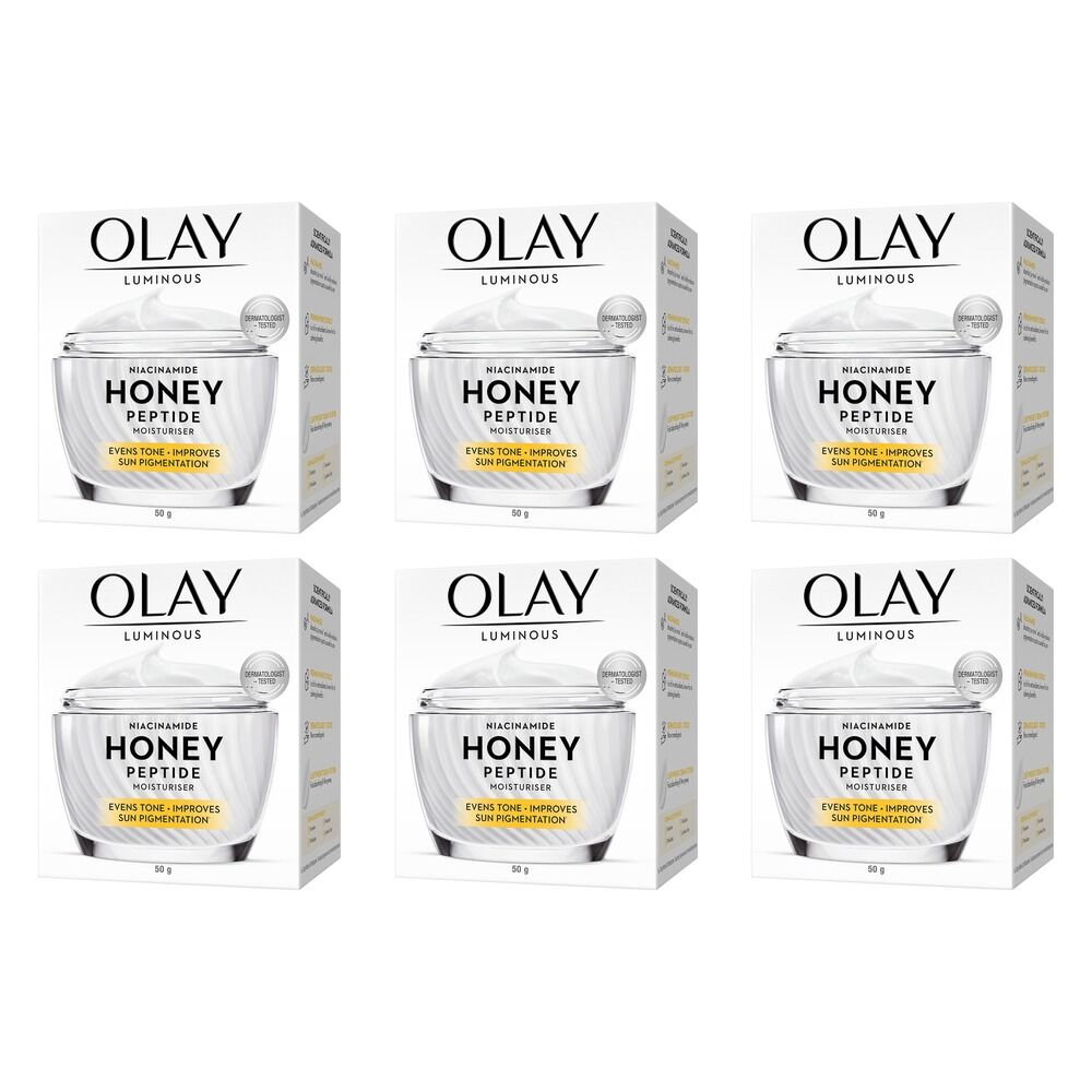 Olay Luminous Niacinamide Honey Peptide Cream 50g Pack of 6