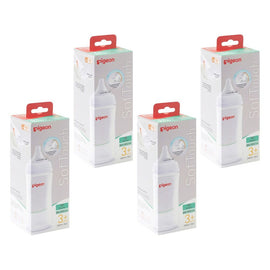 Pigeon SofTouch Nursing Bottle PP 240mL Pack of 4
