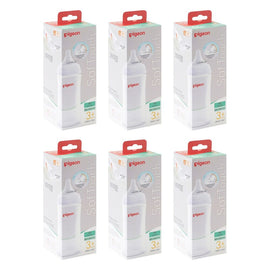Pigeon SofTouch Nursing Bottle PP 240mL Pack of 6