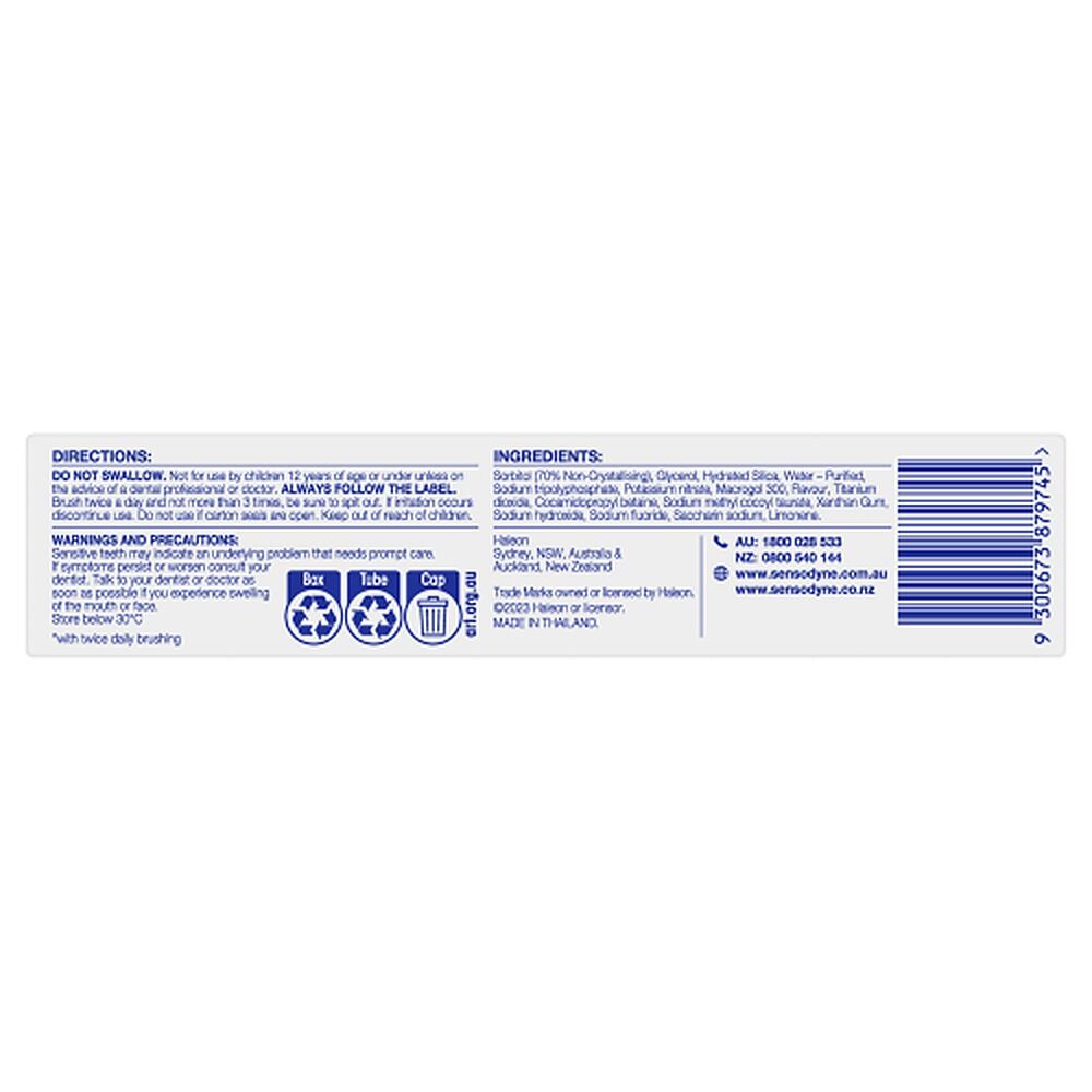 Sensodyne (Polident) Cool Mint Complete Care Toothpaste 100g
