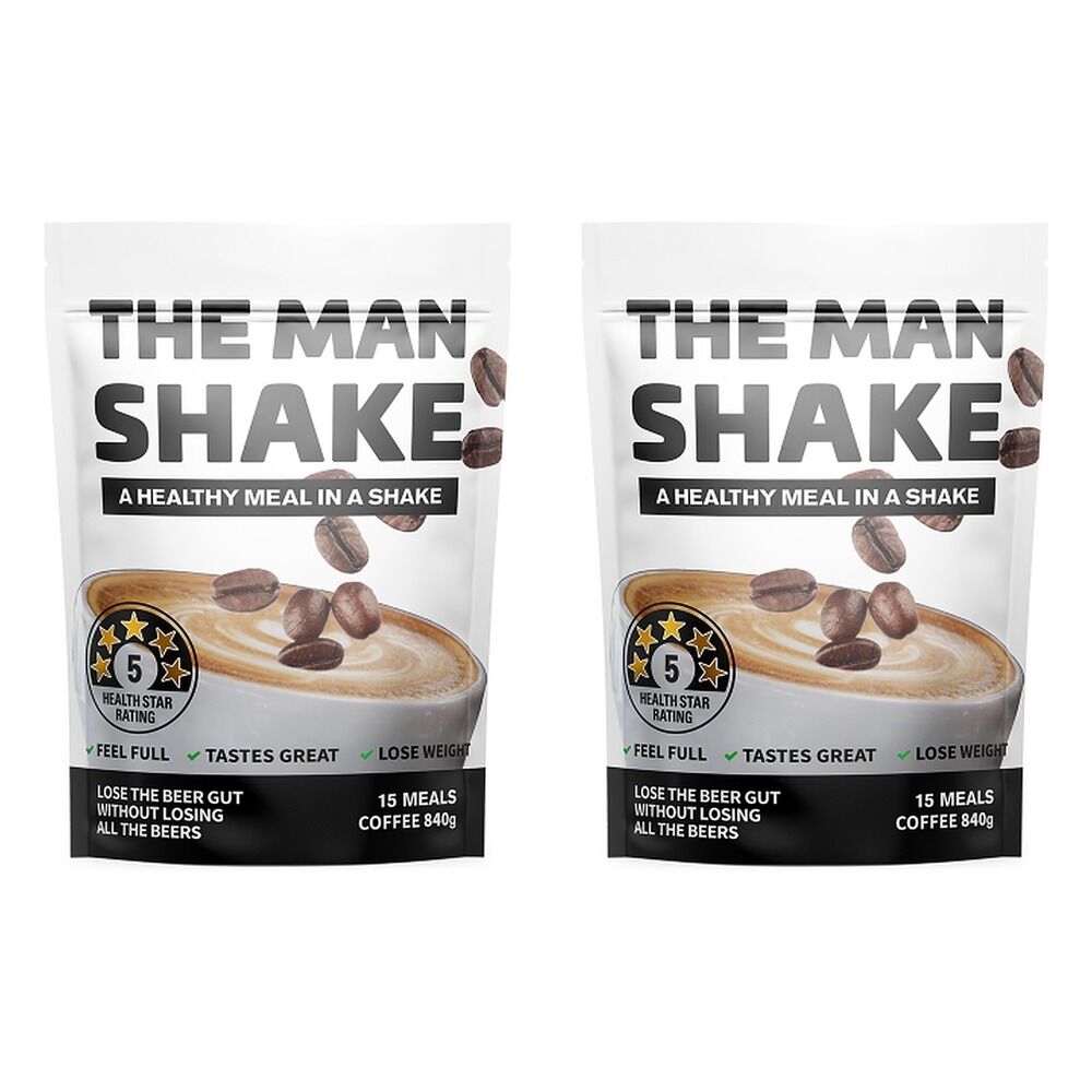 The Man Shake Coffee 840g Pack of 2