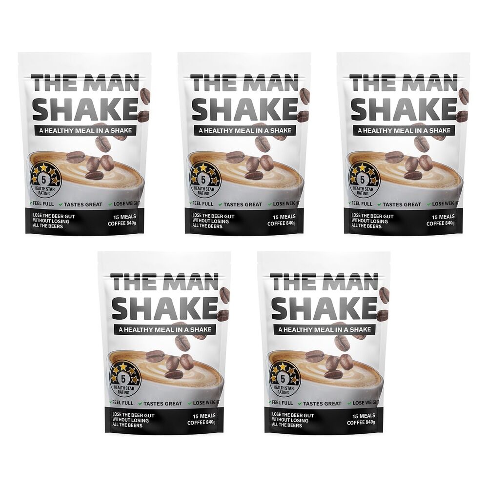 The Man Shake Coffee 840g Pack of 5