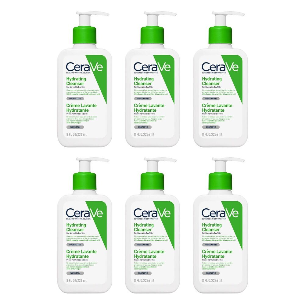 CeraVe Hydrating Cleanser 236mL Pack of 6