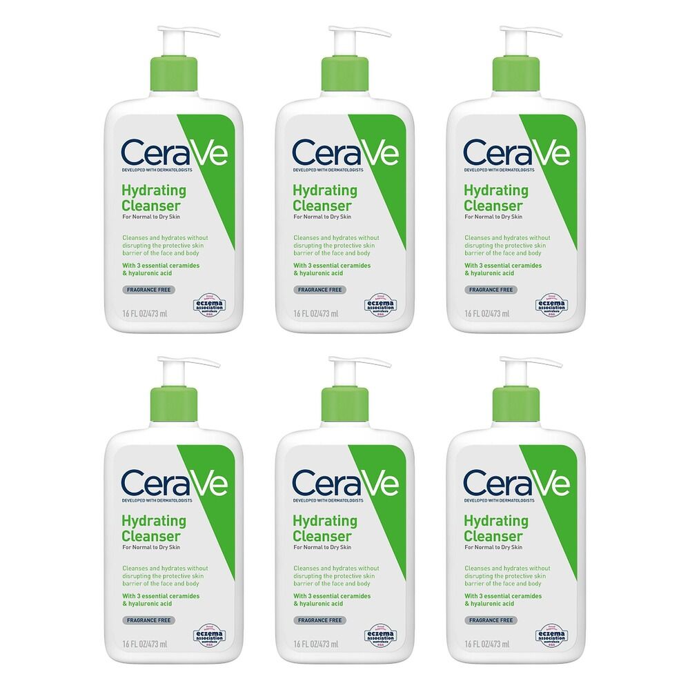 CeraVe Hydrating Cleanser 473mL Pack of 6