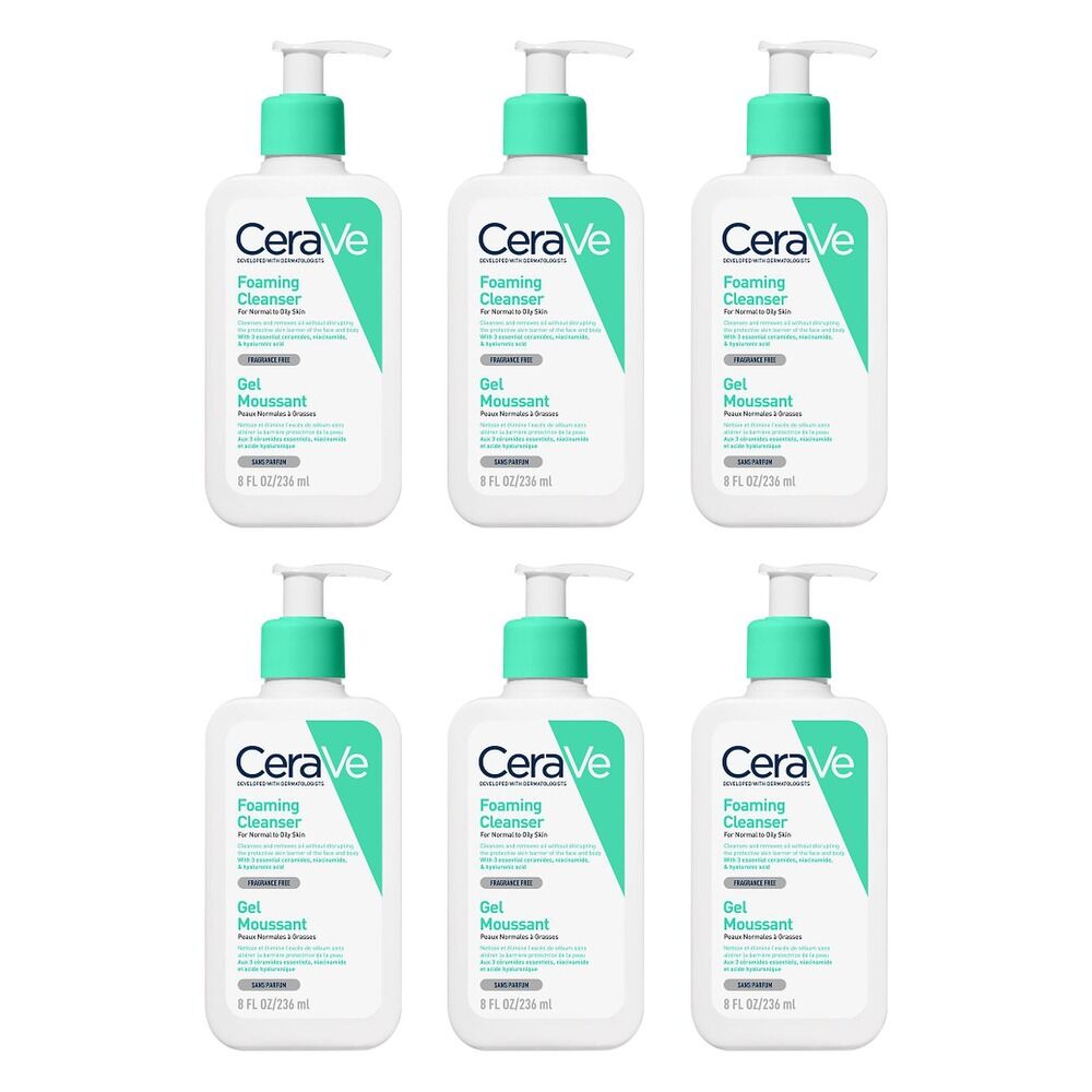 CeraVe Foaming Cleanser 236mL Pack of 6