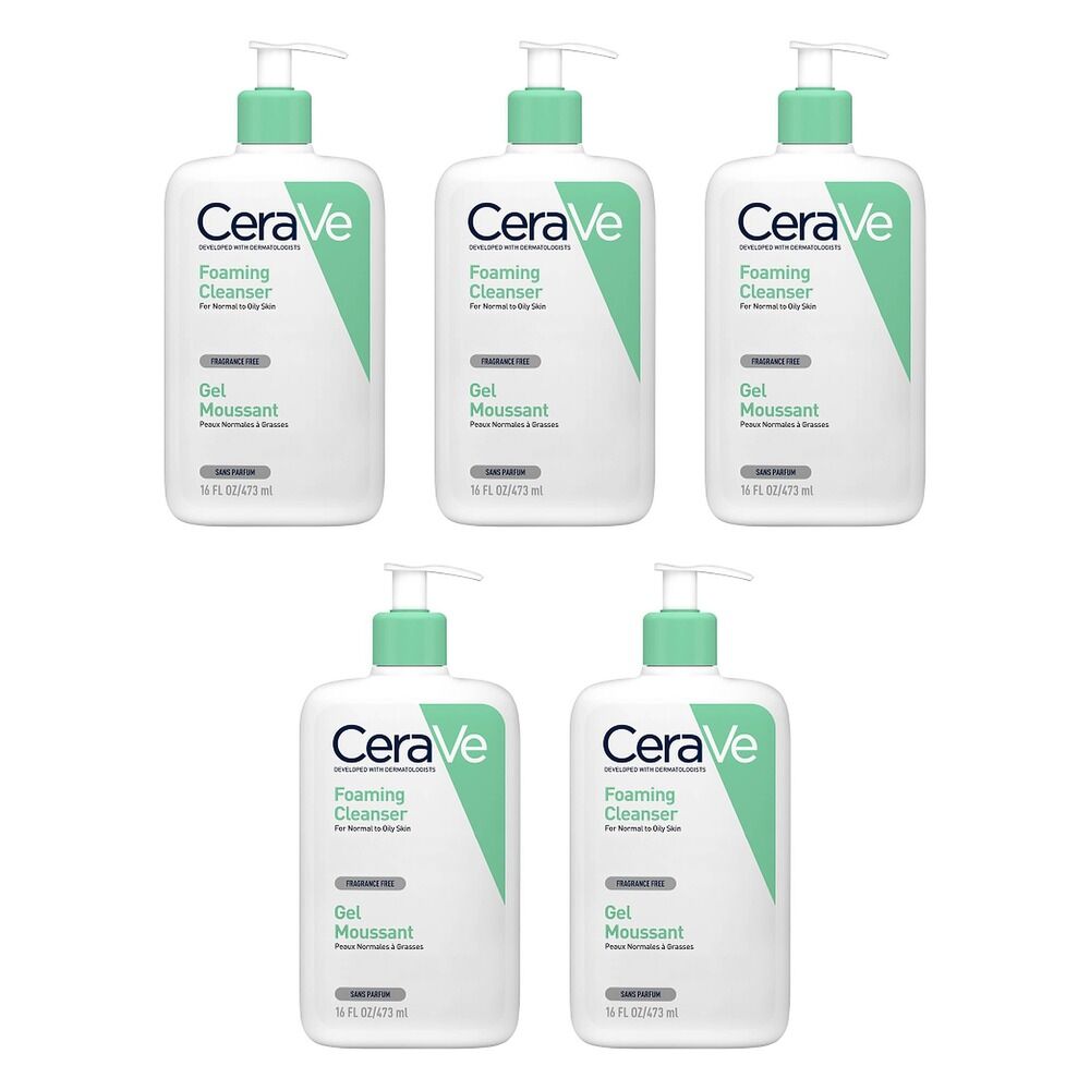 CeraVe Foaming Cleanser 473mL Pack of 5