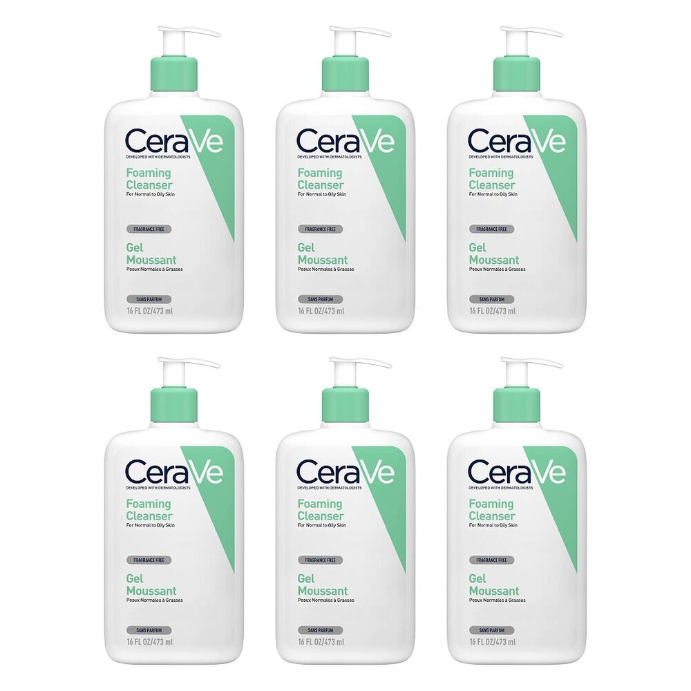 CeraVe Foaming Cleanser 473mL Pack of 6