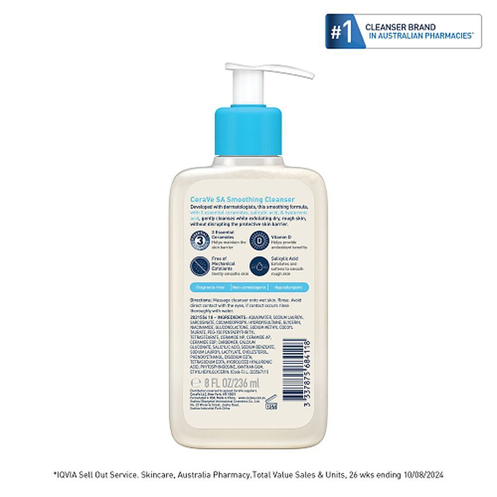 CeraVe SA Smoothing Cleanser 236mL