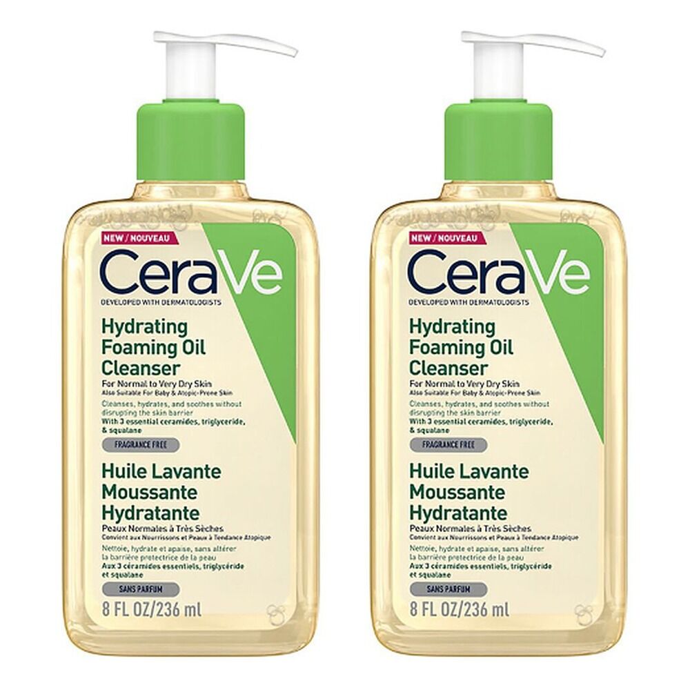 CeraVe Hydrating Foaming Oil Cleanser 236mL Pack of 2