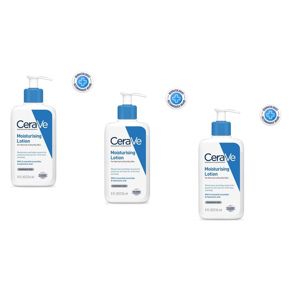 CeraVe Moisturising Lotion 236mL Pack of 3