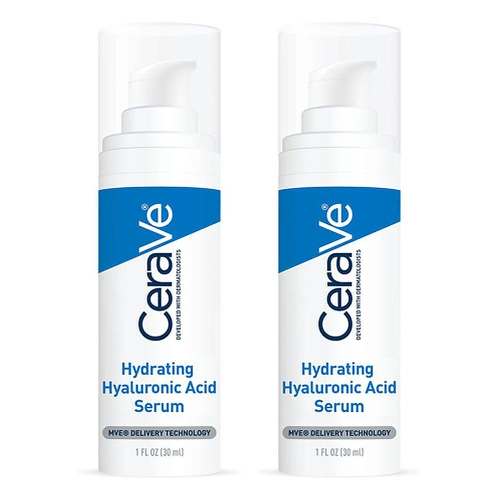 CeraVe Hydrating Hyaluronic Acid Serum 30mL Pack of 2