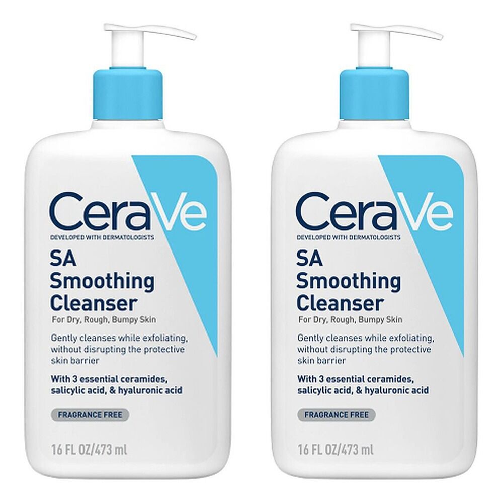 CeraVe SA Smoothing Cleanser 473mL Pack of 2