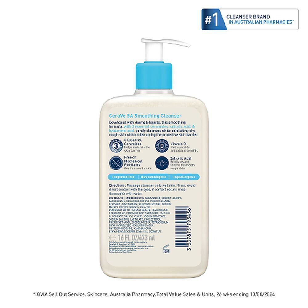 CeraVe SA Smoothing Cleanser 473mL