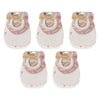 Tommee Tippee ComfeeFit Milk Feeding Bibs 0m+ Assorted 2 Pack Bundle of 5