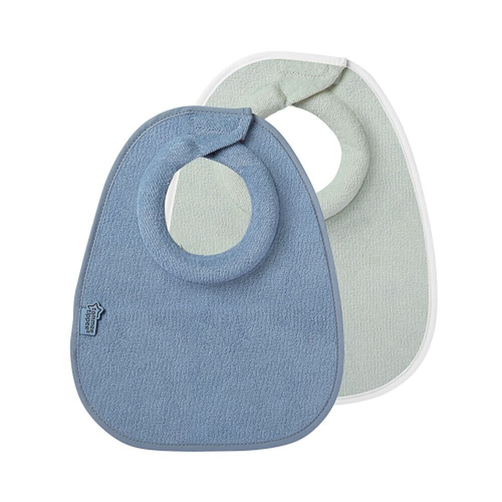 Tommee Tippee ComfeeFit Milk Feeding Bibs 0m+ Assorted 2 Pack