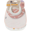 Tommee Tippee ComfeeFit Milk Feeding Bibs 0m+ Assorted 2 Pack