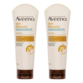 Aveeno Skin Renewal Exfoliating Body Scrub 225g Pack of 2