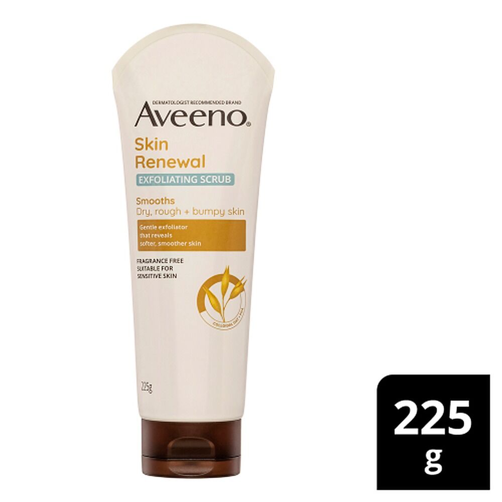 Aveeno Skin Renewal Exfoliating Body Scrub 225g