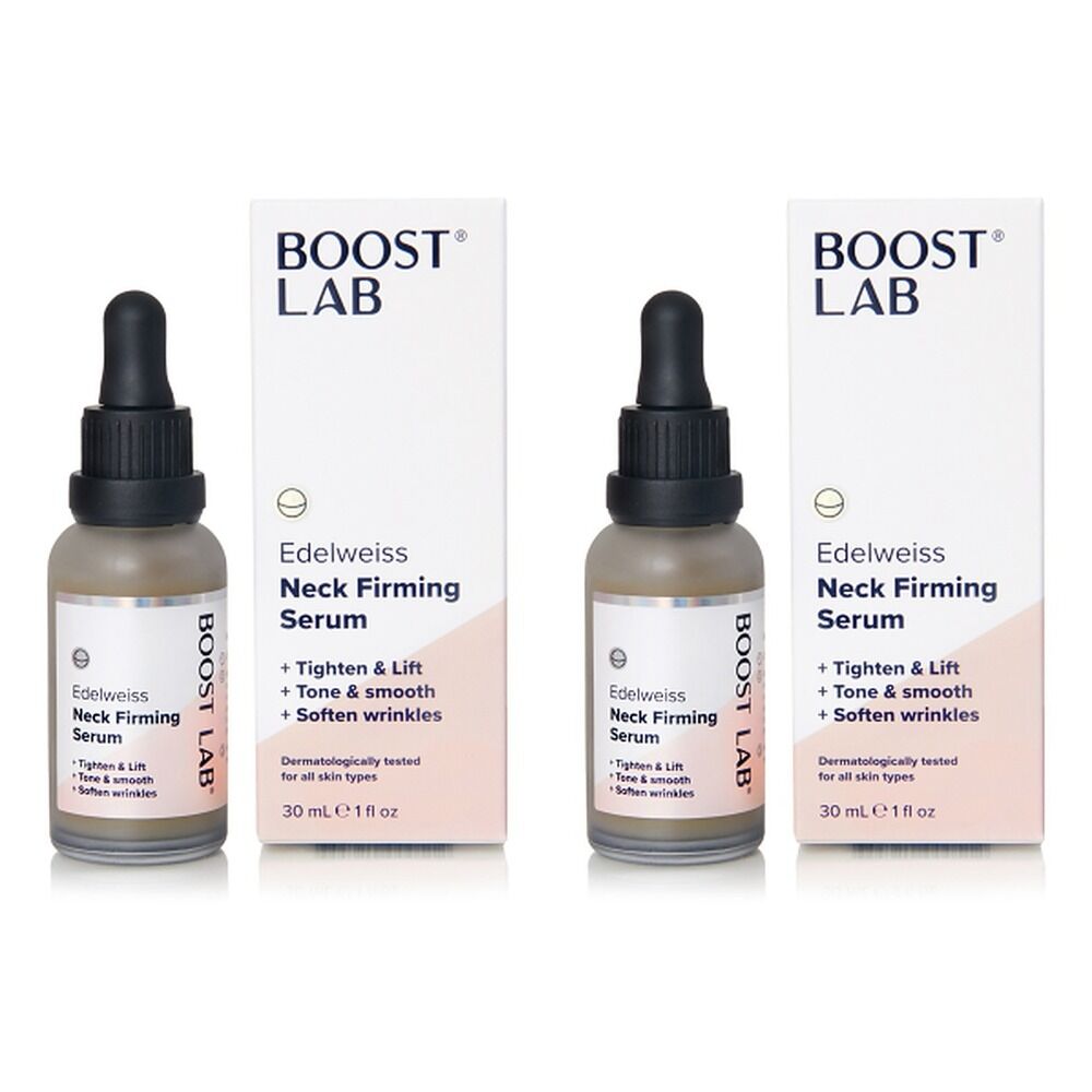 Boost Lab Edelweiss Neck Firming Serum 30mL Pack of 2