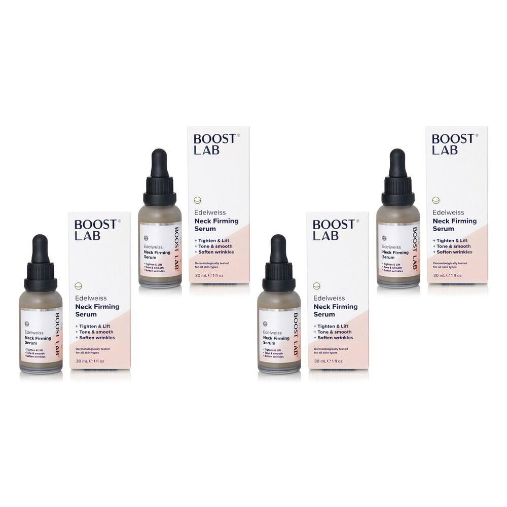 Boost Lab Edelweiss Neck Firming Serum 30mL Pack of 4