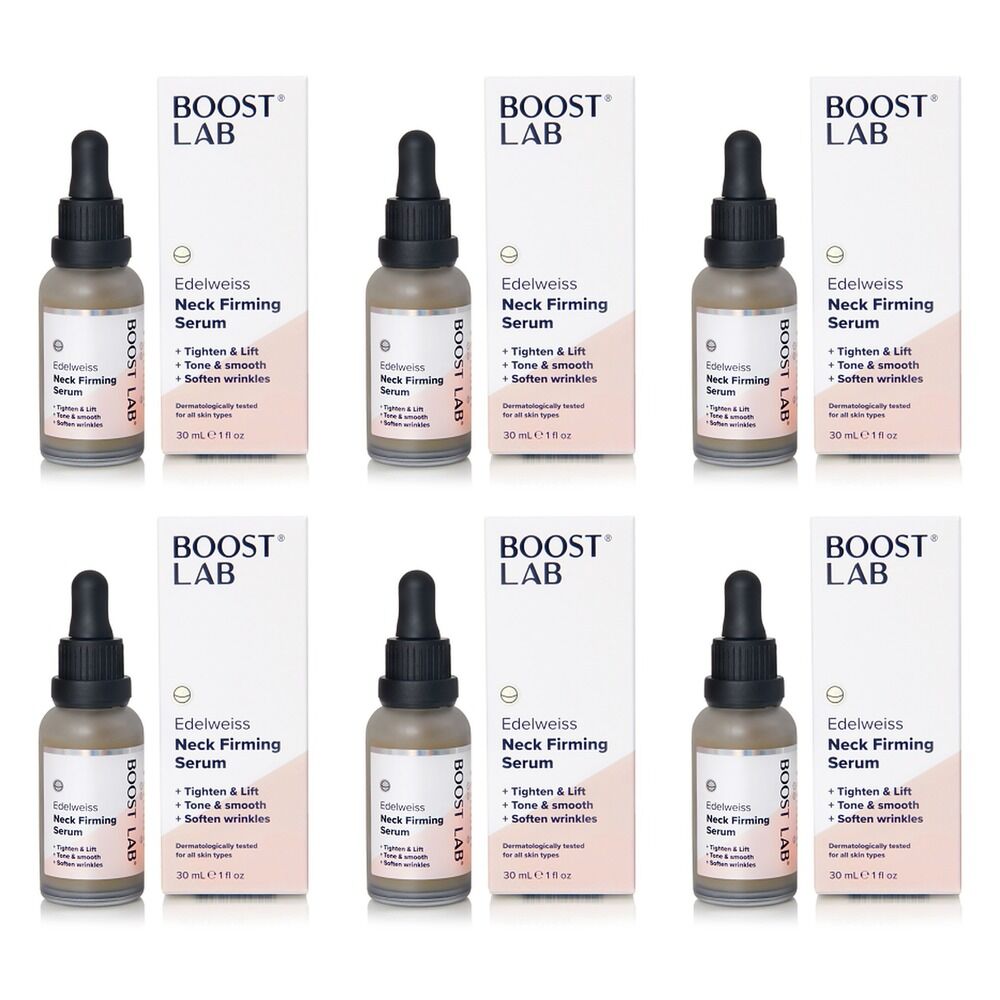 Boost Lab Edelweiss Neck Firming Serum 30mL Pack of 6