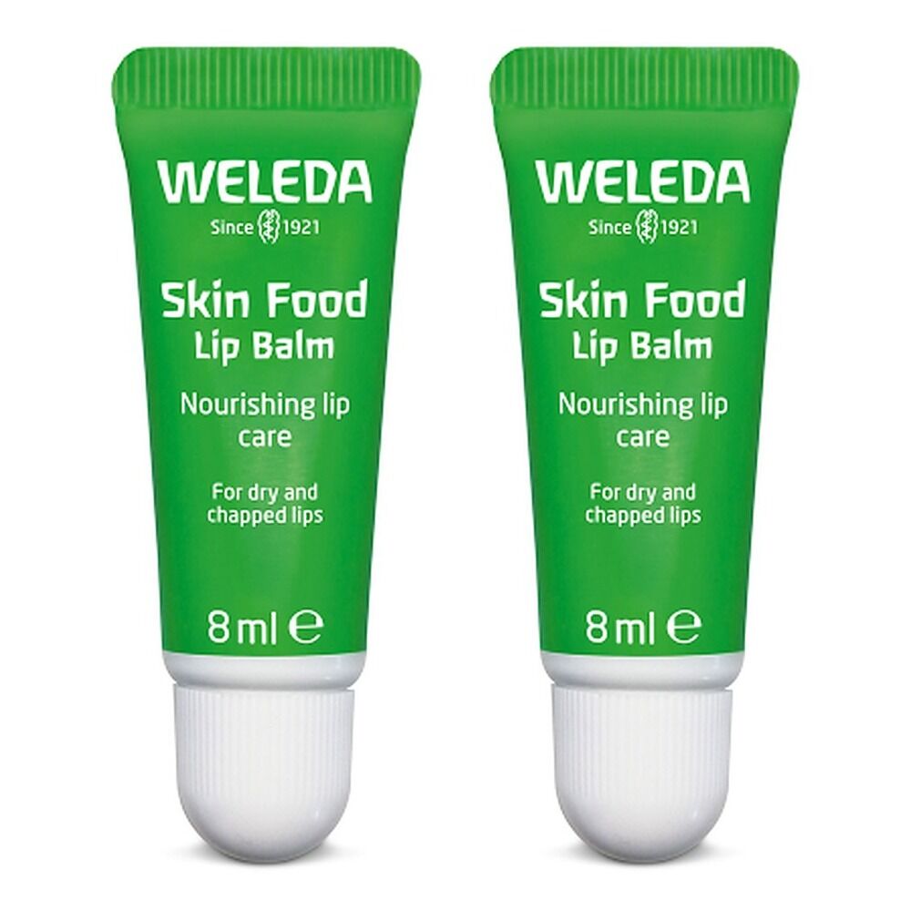 Weleda Skin Food Lip Balm 8mL x 6 Bundle of 2