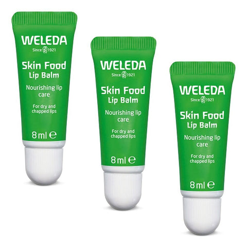 Weleda Skin Food Lip Balm 8mL x 6 Bundle of 3