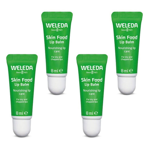 Weleda Skin Food Lip Balm 8mL x 6 Bundle of 4