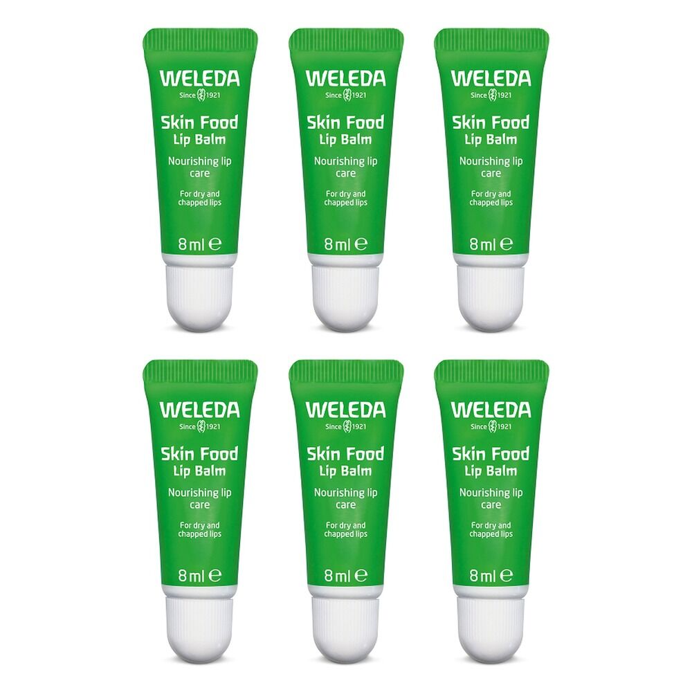 Weleda Skin Food Lip Balm 8mL x 6 Bundle of 6