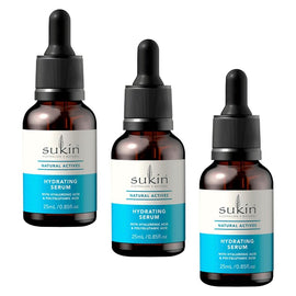 Sukin Natural Actives Hydrating Serum 25mL Pack of 3