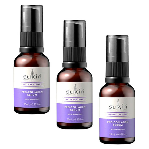 Sukin Natural Actives Pro-Collagen Serum 25mL Pack of 3