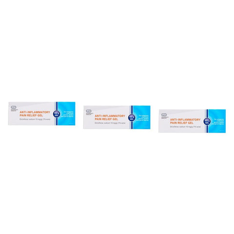 Pharmacy Health Anti-Inflammatory Pain Relief Gel 100g Pack of 3