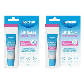 Dermal Therapy Lip Balm Sensitive 10g Pack of 2