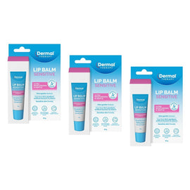 Dermal Therapy Lip Balm Sensitive 10g Pack of 3