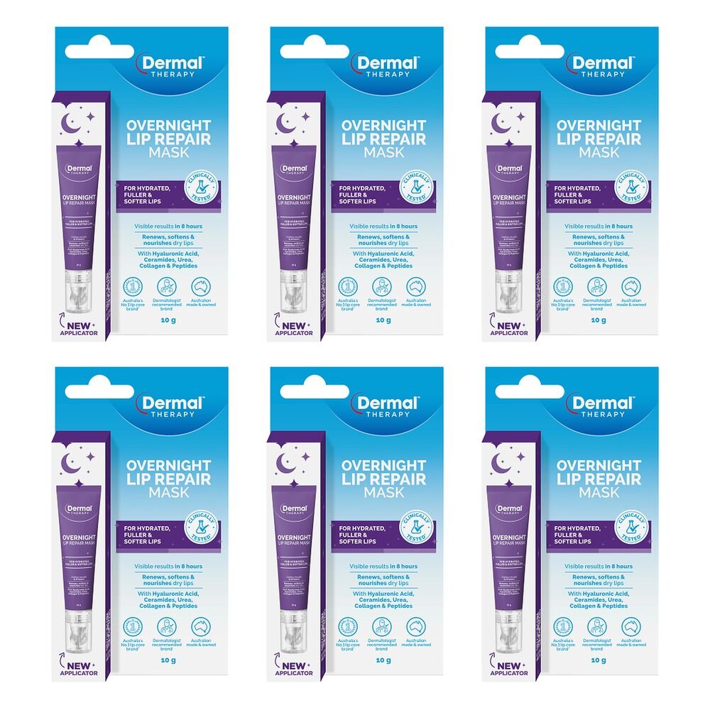 Dermal Therapy Overnight Lip Repair 10g Pack of 6