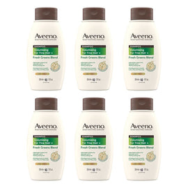 Aveeno Fresh Greens Blend Natural Volumising Shampoo for Fine Hair Pack of 6