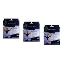 Neat Feat Spandex Gel Ankle Brace, Large Pack of 3