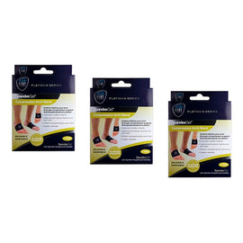 Neat Feat Spandex Gel Compression Arch Band, Medium Pack of 3