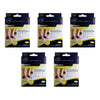Neat Feat Spandex Gel Compression Arch Band, Medium Pack of 5