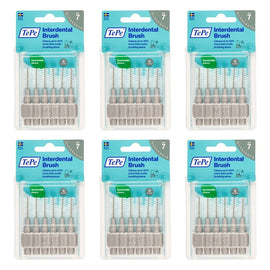 TEPE Interdental Brush Original Grey Pack (ISO 7) 6 Pack Bundle of 6