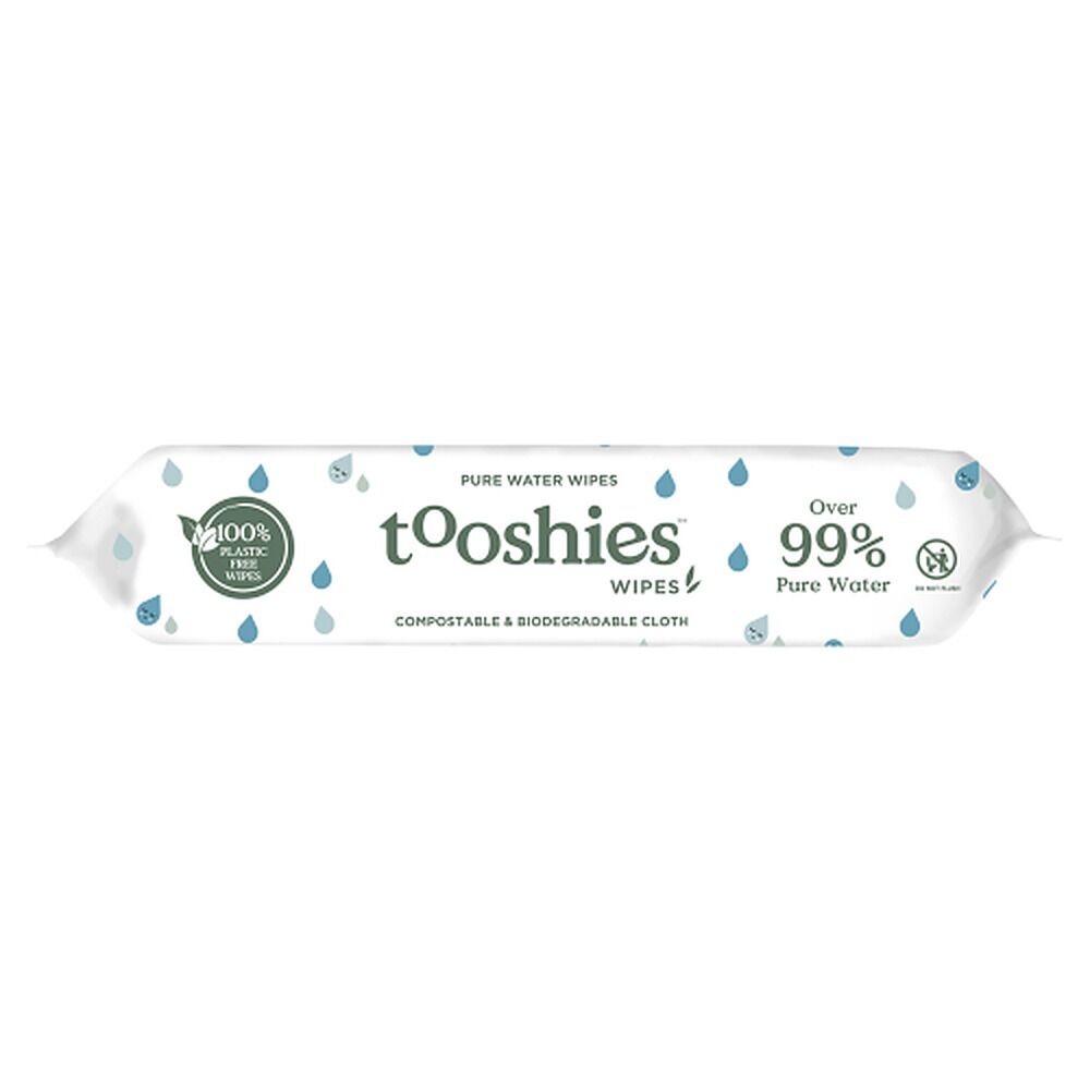 tooshies Eco Pure Water Baby Wipes 70 Pack
