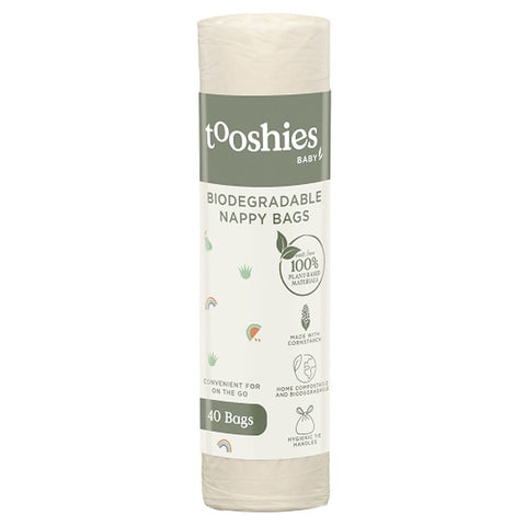 tooshies Eco Biodegradable Nappy Bags 40 Pack