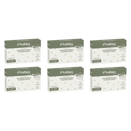 Tooshies Eco Baby Biodegradable Change Mats 10 Pack Bundle of 6